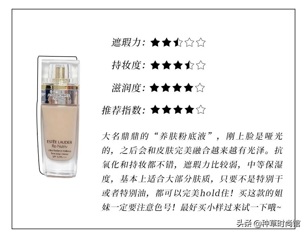 2020口碑最好粉底液油痘皮,全网火爆的十大粉底液测评