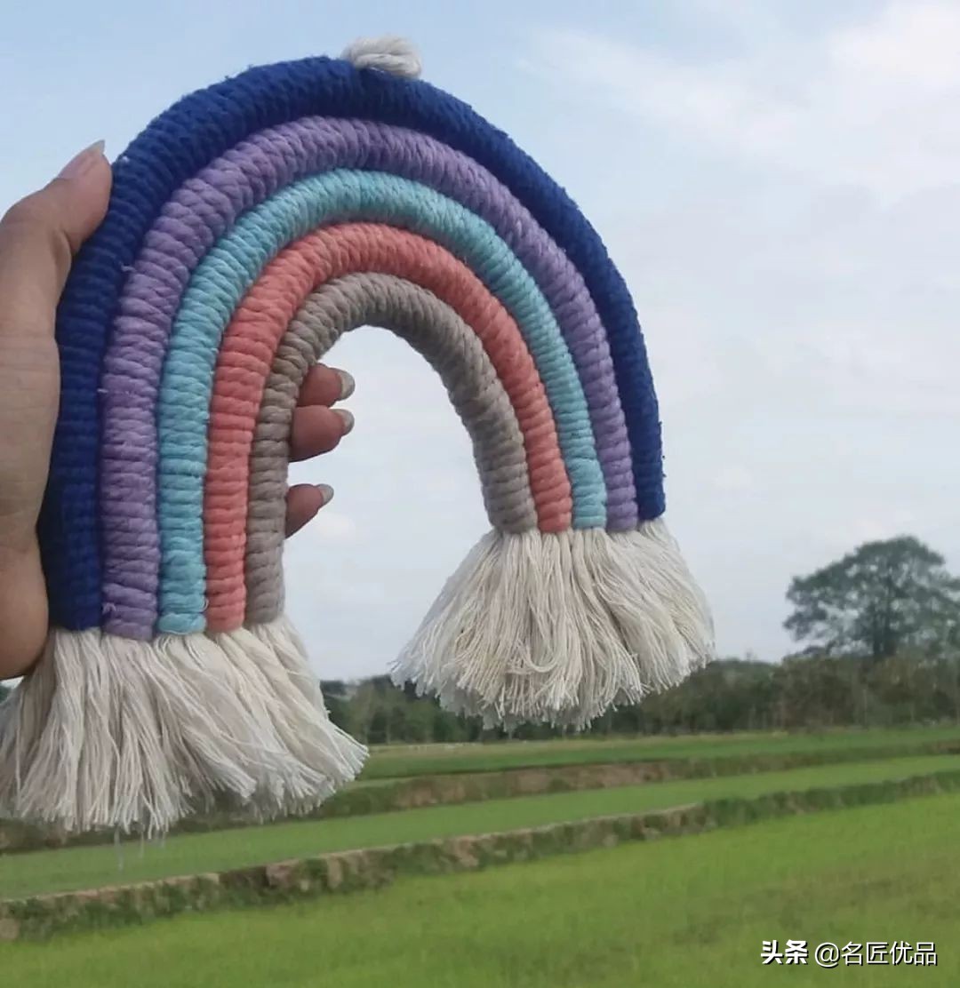 自己在家做家用装饰,diy手工挂毯教程