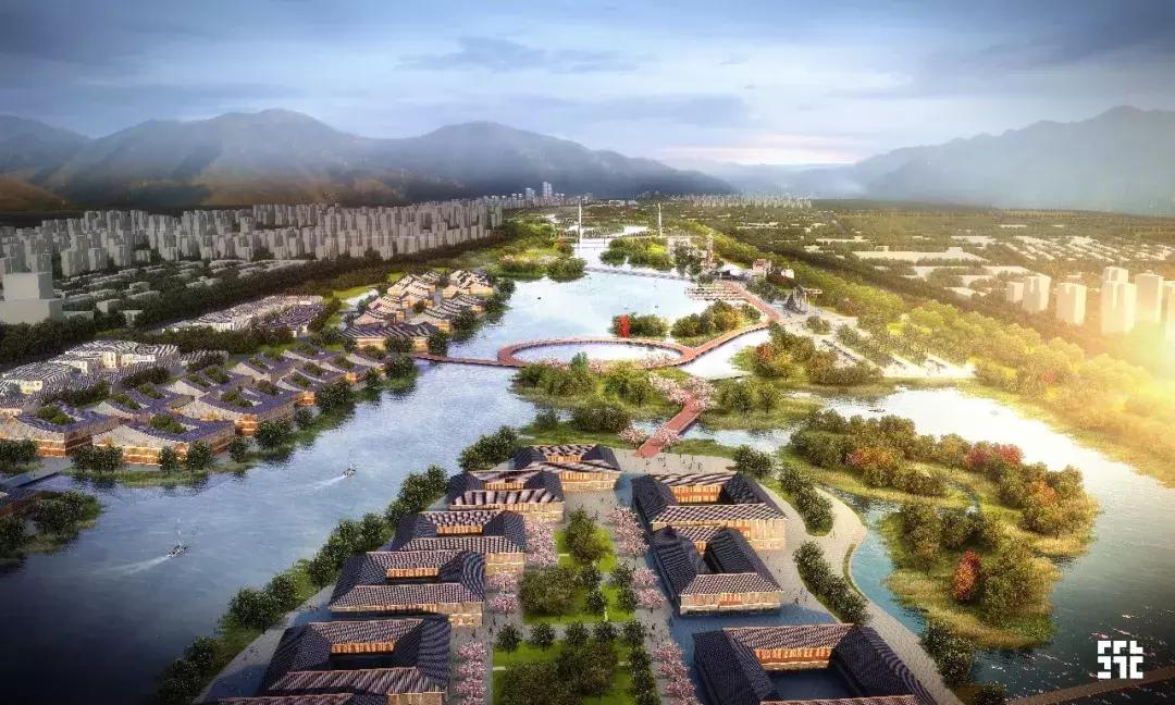 洛阳洛河西湖景观规划,洛阳甘泉河湿地公园规划图