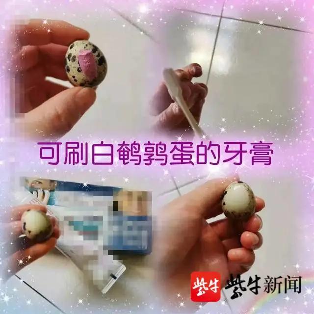 美白牙膏刷鹌鹑蛋视频,牙膏刷掉鹌鹑蛋斑点是什么原理
