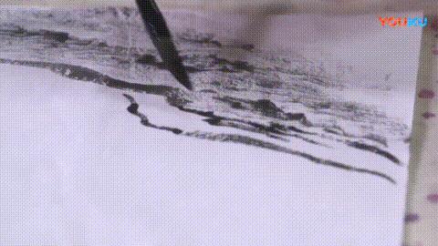 临摹山水画步骤曾刚教程,工笔山水画上色步骤视频