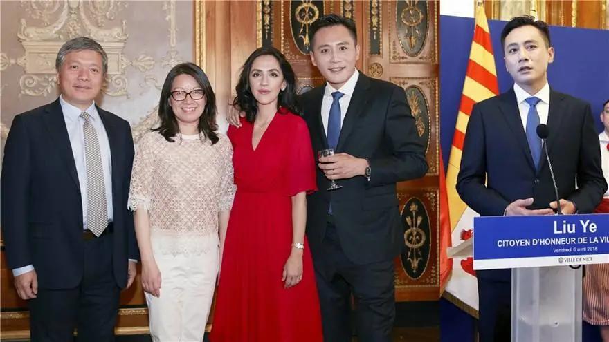 刘烨只能说52个单词,却能娶法国太太,成为尼斯荣誉市民?