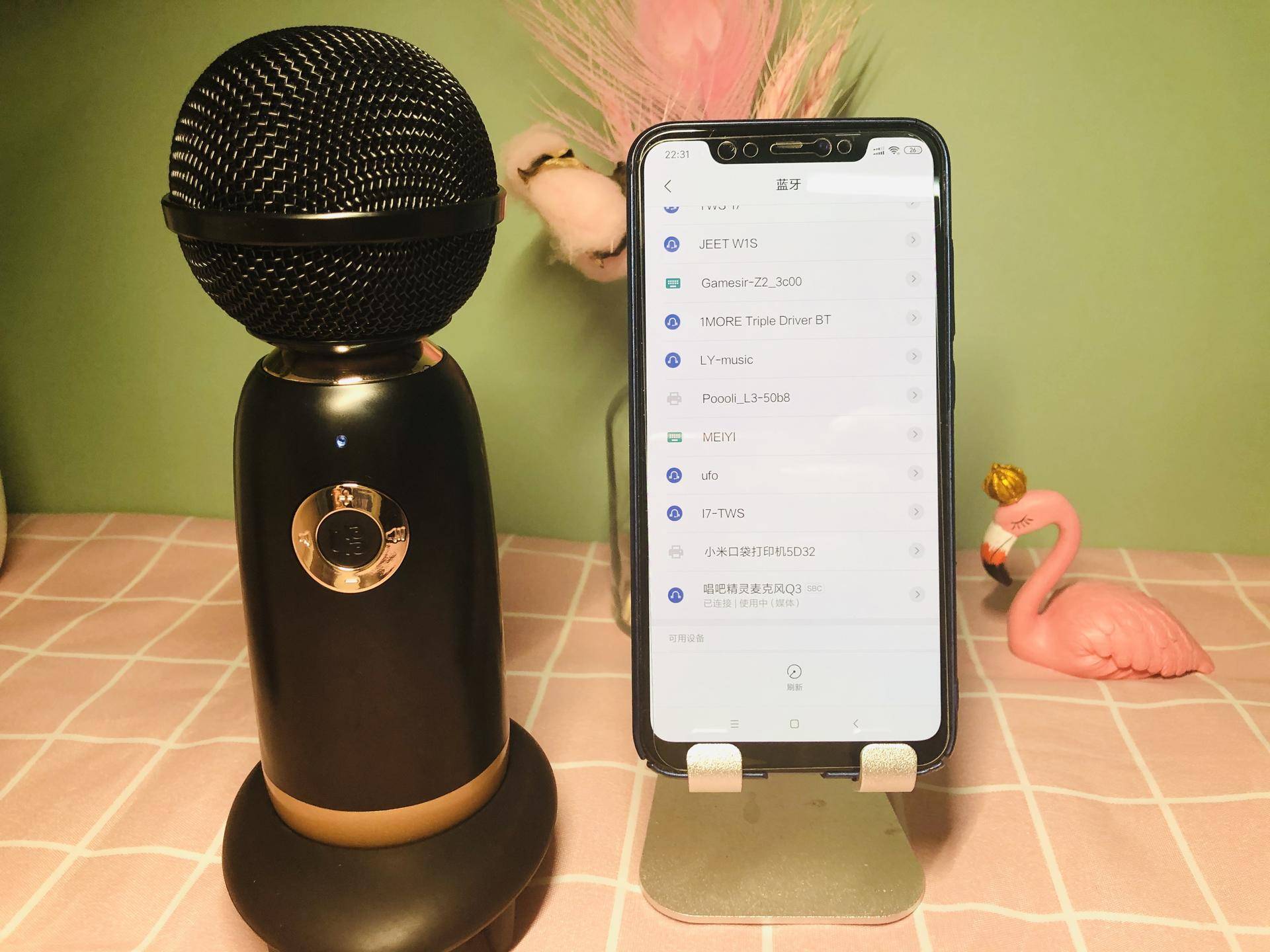 家用k歌麦克风李佳琦,李佳琦直播唱吧麦克风