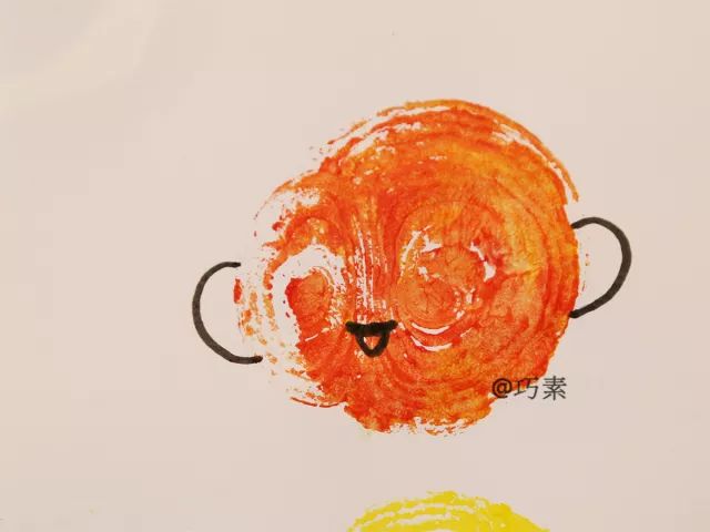 印染手工制作,印染拓印画