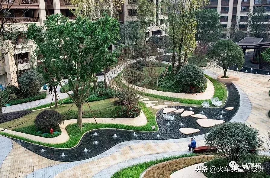 最美小区景观户外阳台效果图,有特色的小区和城市景观设计图片