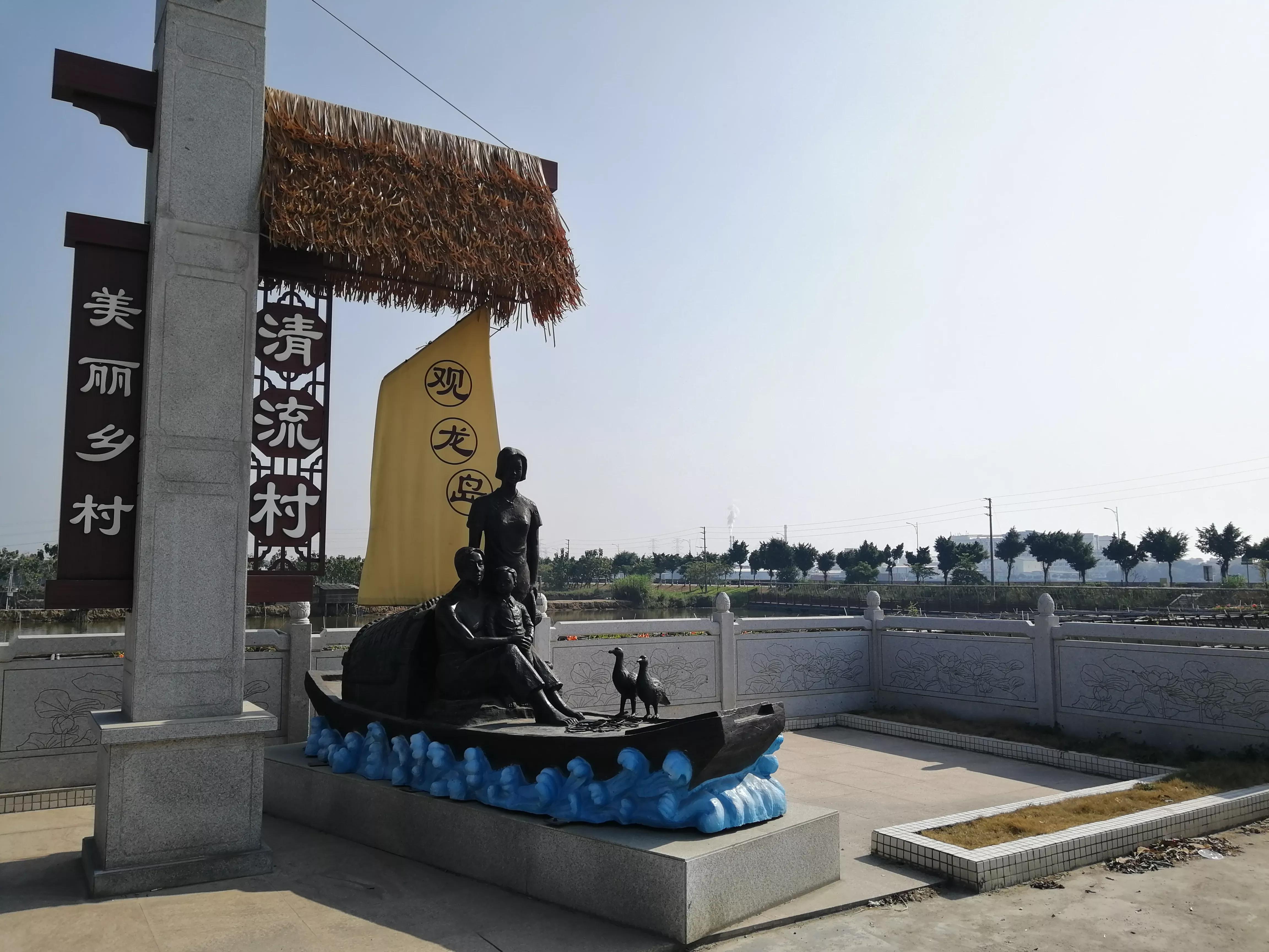 地铁4号线美丽乡村东涌,地铁4号线沿路风景