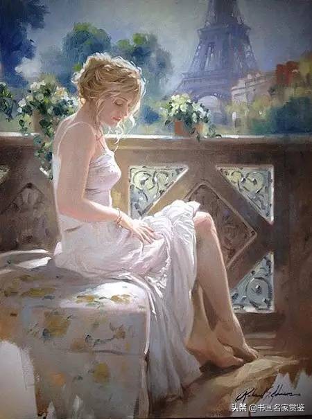 油画雪后暖阳图,欧美著名画家的油画风景作品图片