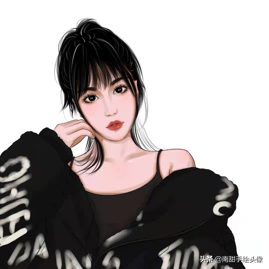 唯美手绘微信头像男女专用,手绘插画头像成熟男士专用