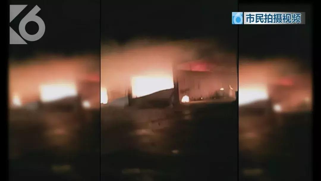 “这是我见过的最大的火…”数千平米仓库付之一炬