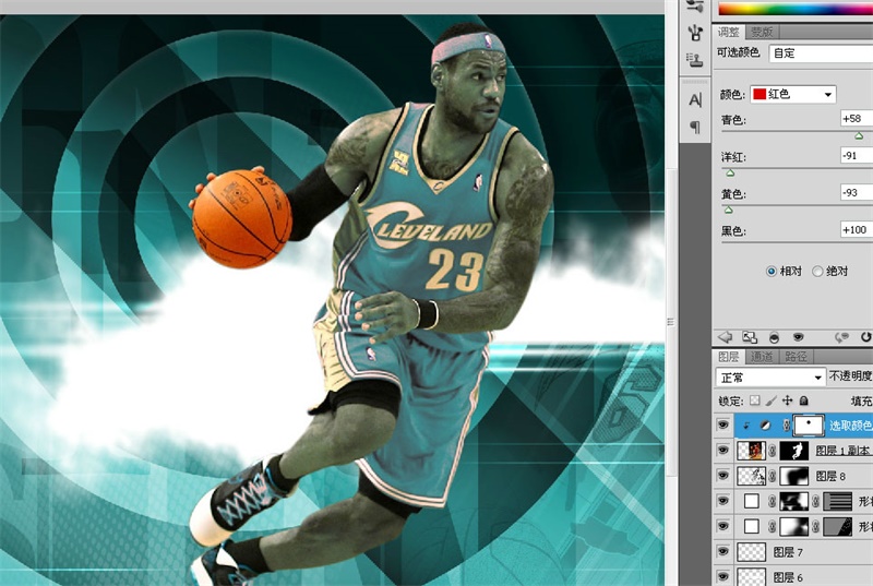 詹姆斯的巨型海报,最强nba詹姆斯海报