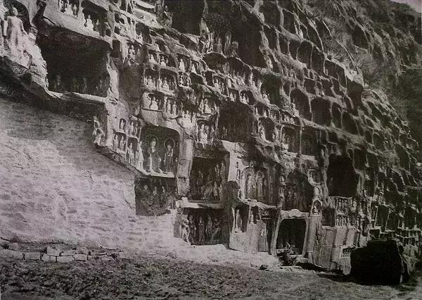 100年前中国风景建筑老照片,两亿多年前的景观