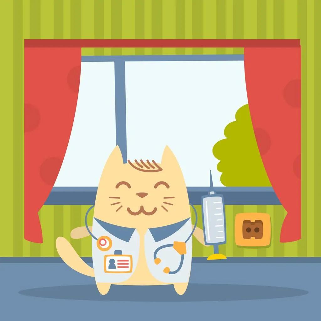 新到家的猫咪打疫苗,去医院打疫苗猫咪