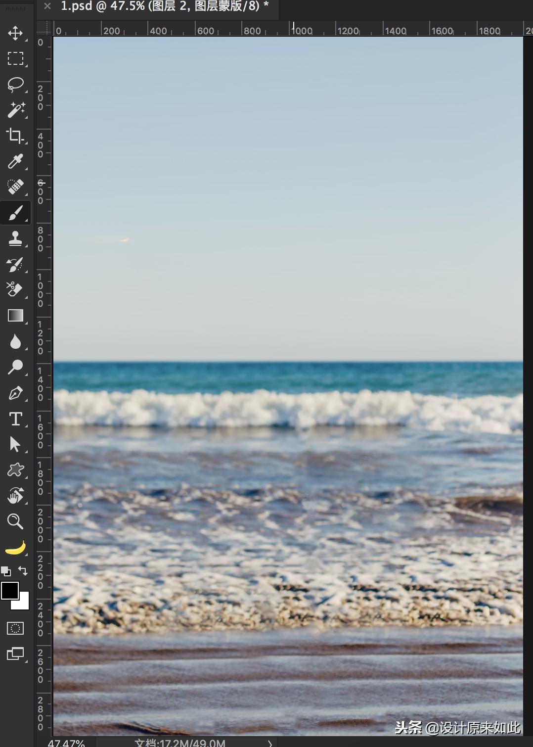 ps办公实用小技巧,ps照片多余的人物去除