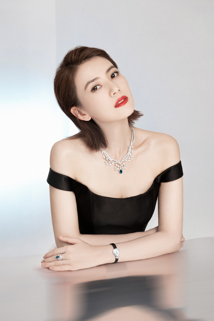 高圆圆近期短发造型图片,高圆圆俏皮短发造型图片