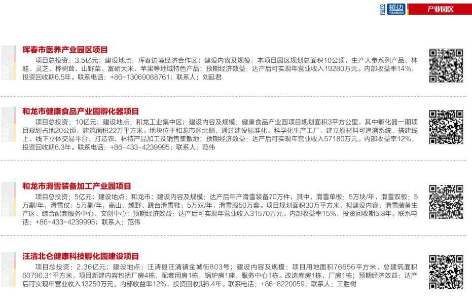 速来了解！企业落户延边可获这些政策福利