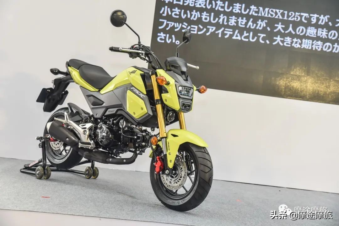 本田msx125和银钢小怪兽的对比,摩托车大赛小霸王