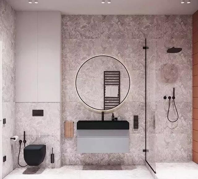 简约高级主卧洗漱台,洗漱台最潮效果图