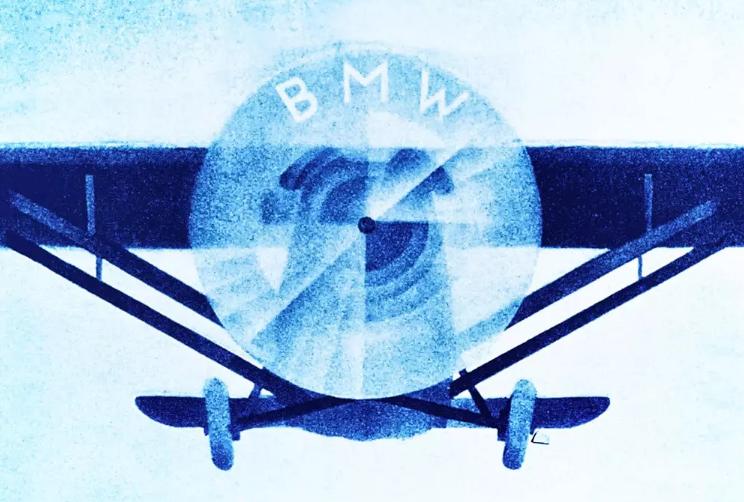 宝马标志设计图,宝马车标灵感是什么