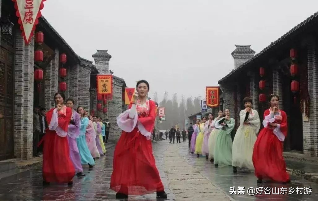 魏集古村落新年花灯,滨州魏集古村落春节旅游