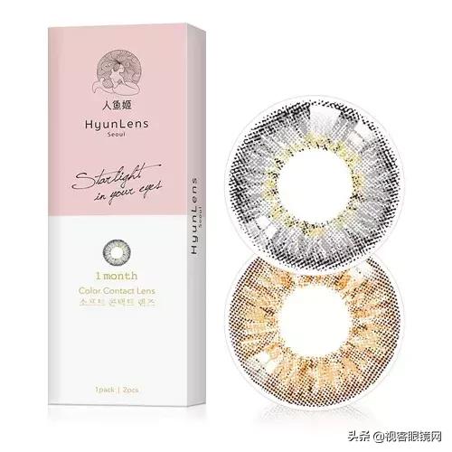 混血模特的5款韩系美瞳试戴分享,日韩大牌正品美瞳