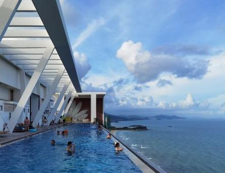 6200平泳池,1200平米小型无边泳池