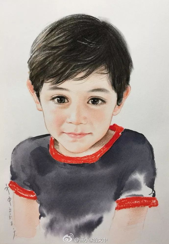 比起打印画，美院毕业的他，笔下这种彩铅水彩画才好看哭了~