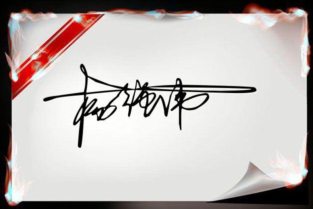 连笔可画签名设计免费版在线生成,免费在线艺术签名设计连笔一字签