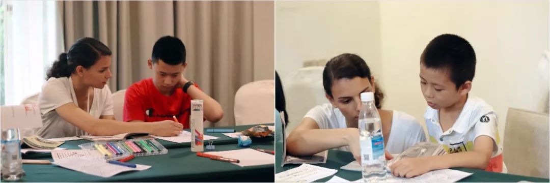 番薯汉桥夏令营进行时|书法剪纸绘画设计篮球和吃西瓜比赛