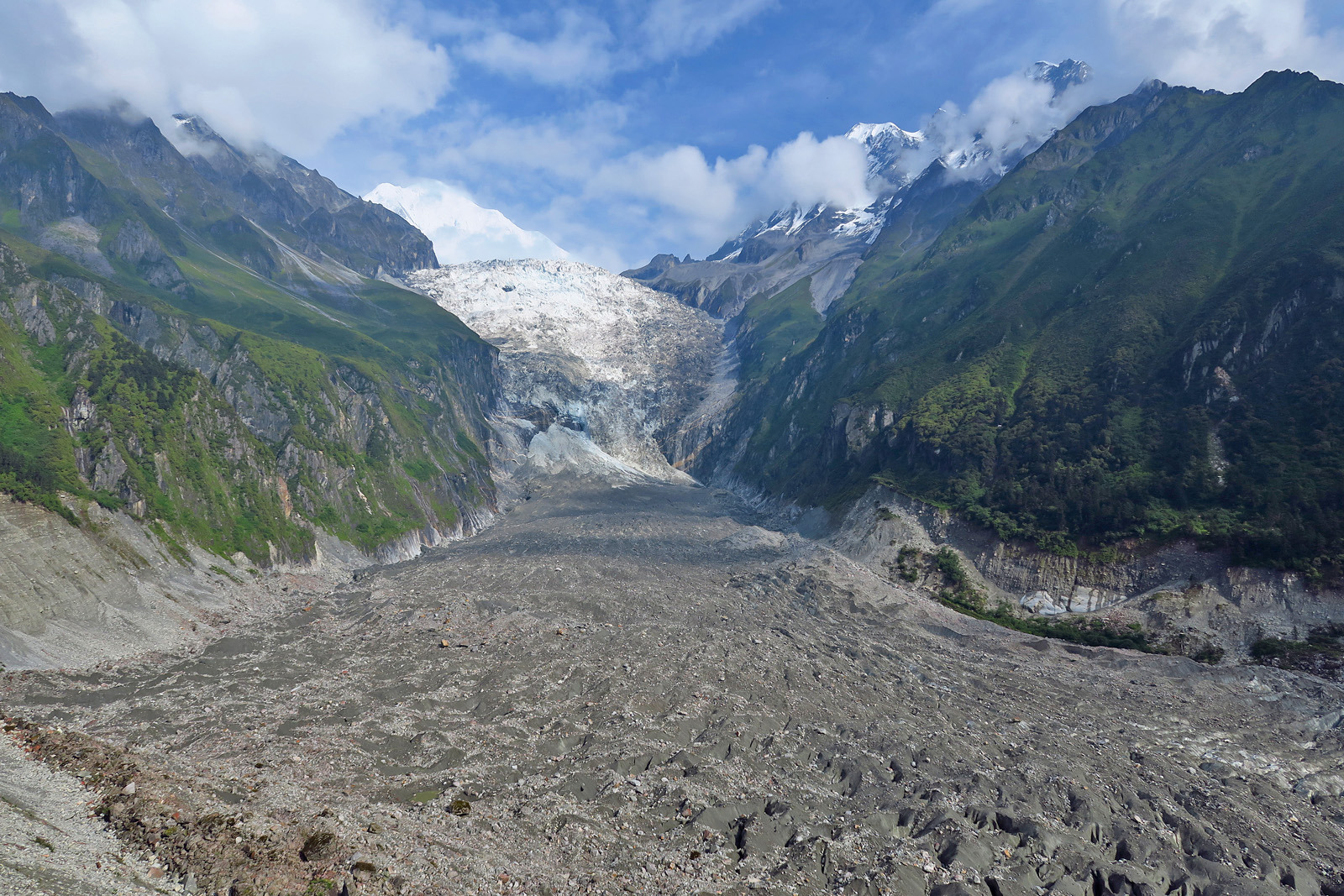 海螺沟冰川7月能看到冰川吗,米堆冰川与海螺沟冰川