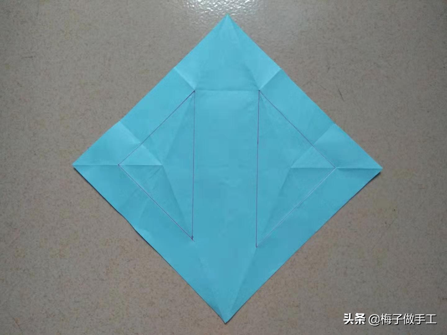 儿童手工折纸简单3-5岁宝剑,儿童手工折纸宝剑简单版慢教程