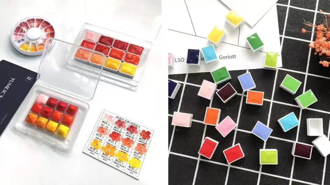 水彩画怎么使用颜料,水彩画的水彩颜料怎么选