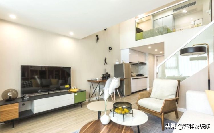 45米挑高式公寓小户型,45平复式公寓一厅2卫