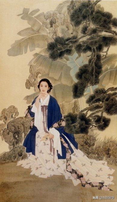 中国古典百美诗画（上）：一位佳丽一首古诗，可谓赏心悦目，收藏