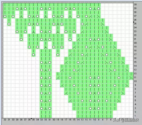儿童荷叶边套衫的叶子花编织视频,叶子花圆肩套衫袖口的编织方法
