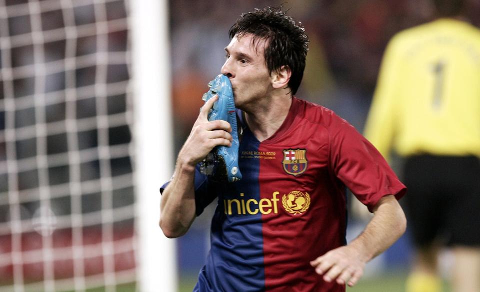 梅西在巴萨生涯图片,梅西在巴萨各个时代照片