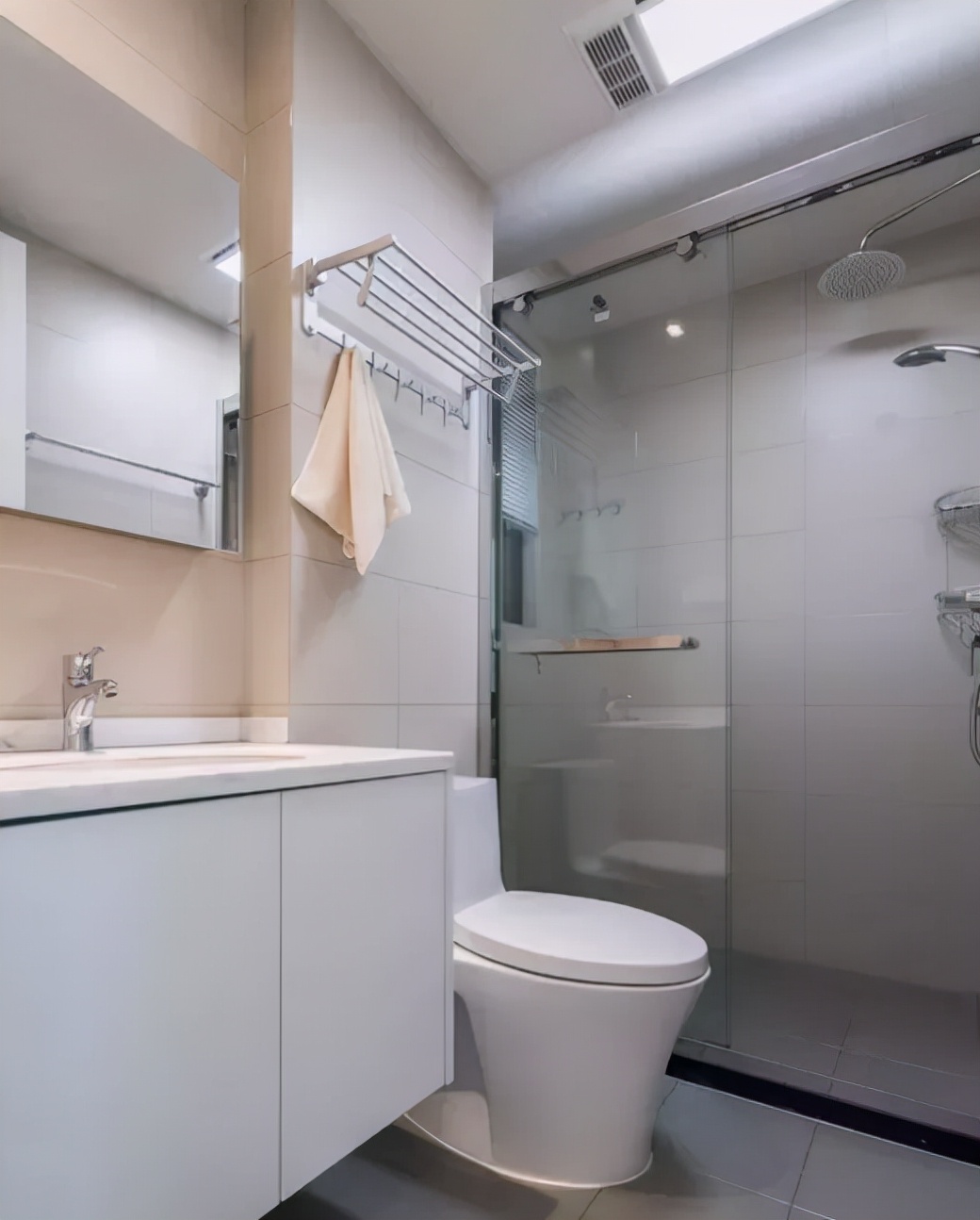 卫生间灰色地砖配什么颜色的墙砖,卫生间灰色墙砖配什么颜色美缝