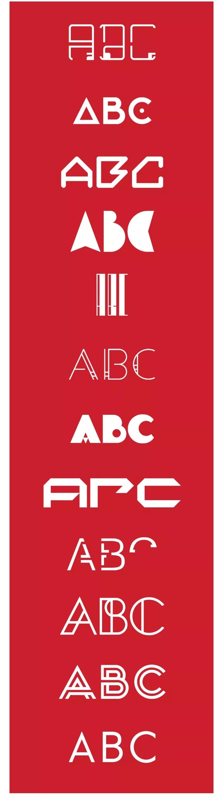 有创意的英文字体,55个英文字母创意字体设计欣赏