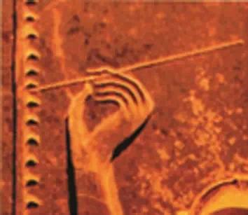 王羲之握毛笔的正确姿势,王羲之拿字行书