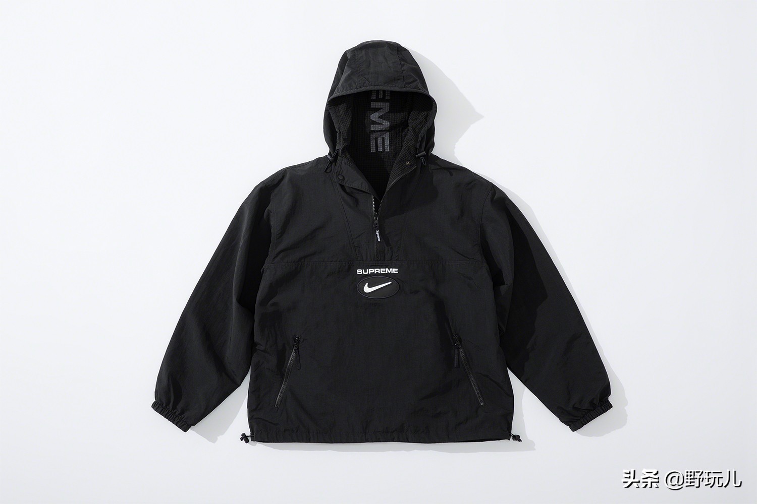 耐克supreme联名两面穿,nikexsupreme双面夹克