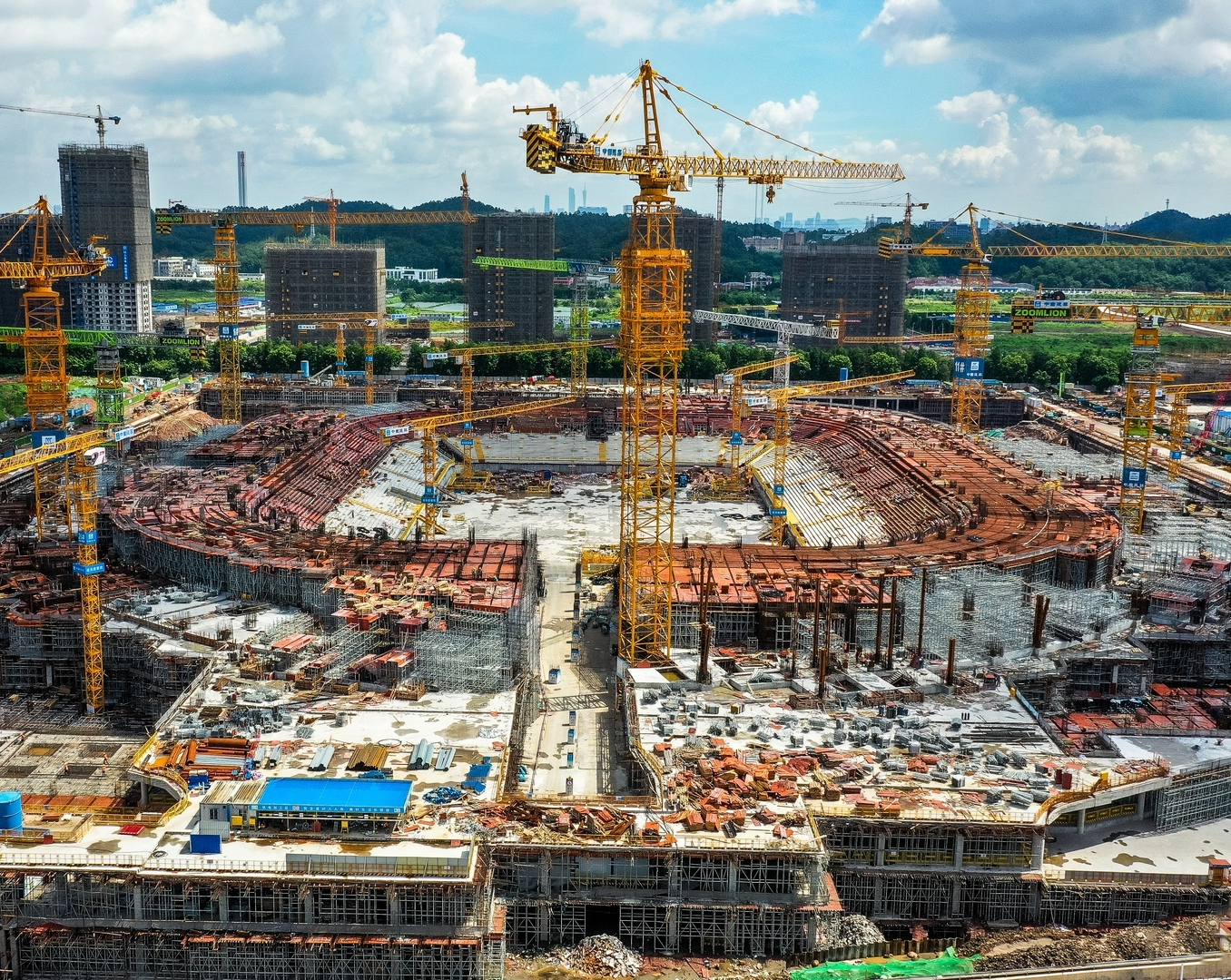 广州恒大新足球场最新建设,广州恒大莲冠足球场