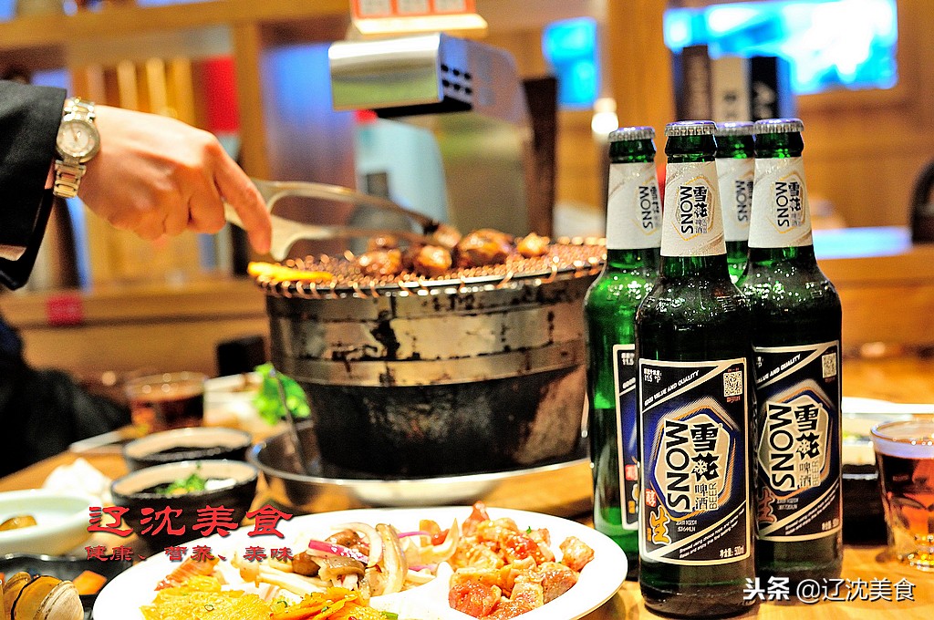 老东北美食烤牛肉,小铝盆烤牛肉沈阳