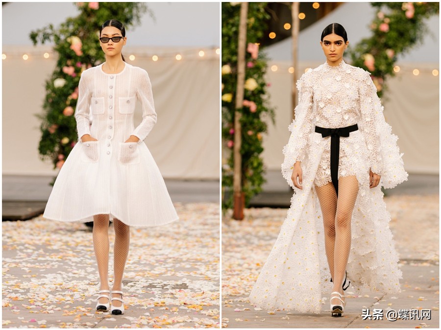 香奈儿高定新娘造型,香奈儿2019春夏高定婚纱