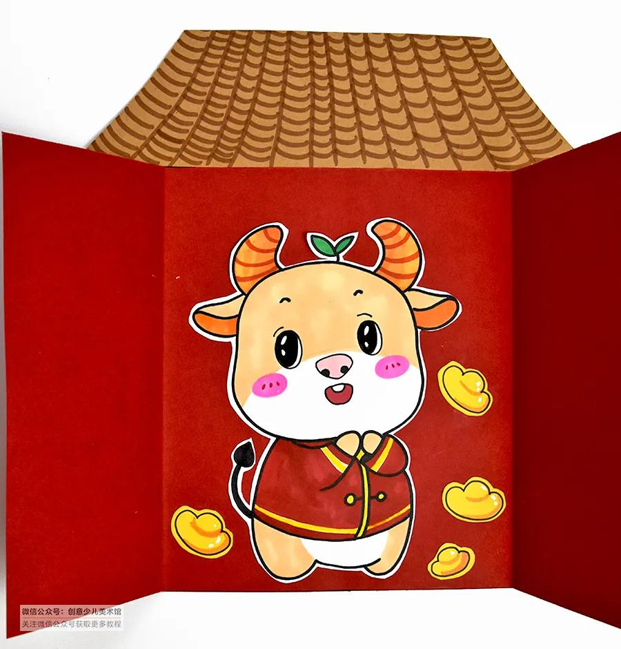 人物新年主题画儿童画,新年主题画儿童画简单