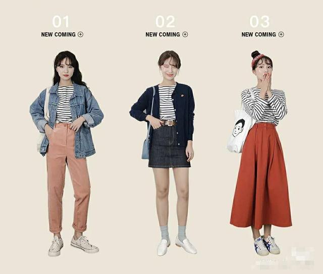 小个子女装145-150店铺秋冬穿搭,整套搭配好的微胖小个子女装店铺