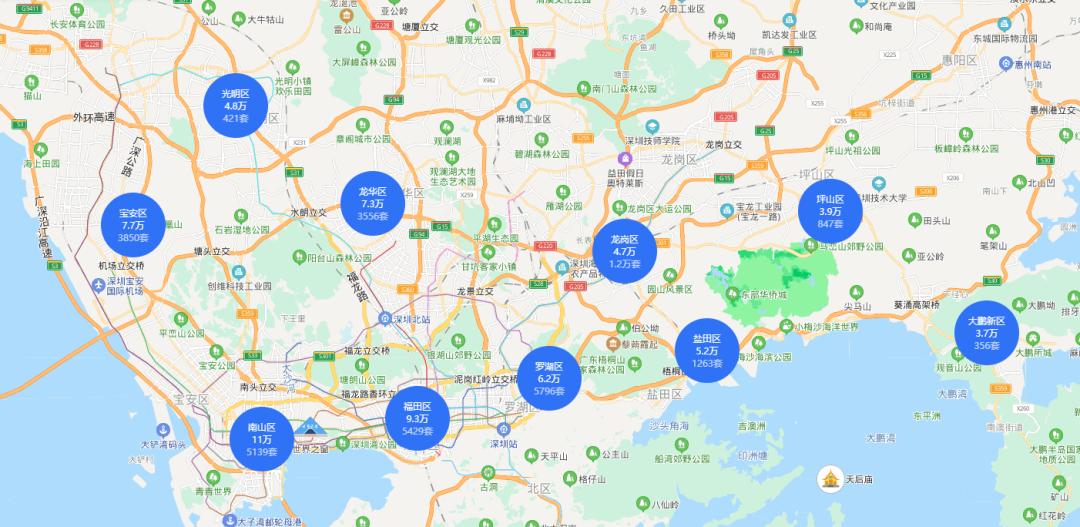 深圳光明离龙岗有多远,深圳光明有升值空间吗