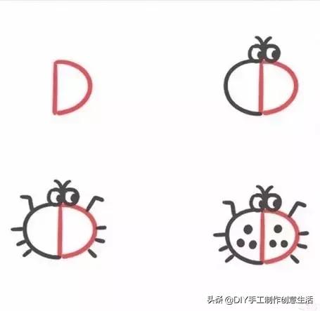 简笔画超简单步骤3笔,简笔画超简单教程