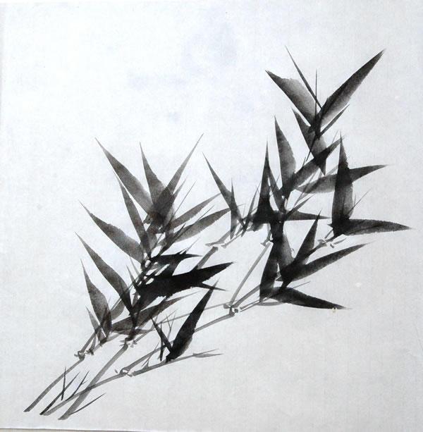 国画竹子怎么画简单又好看,画竹子的叶子简单画法