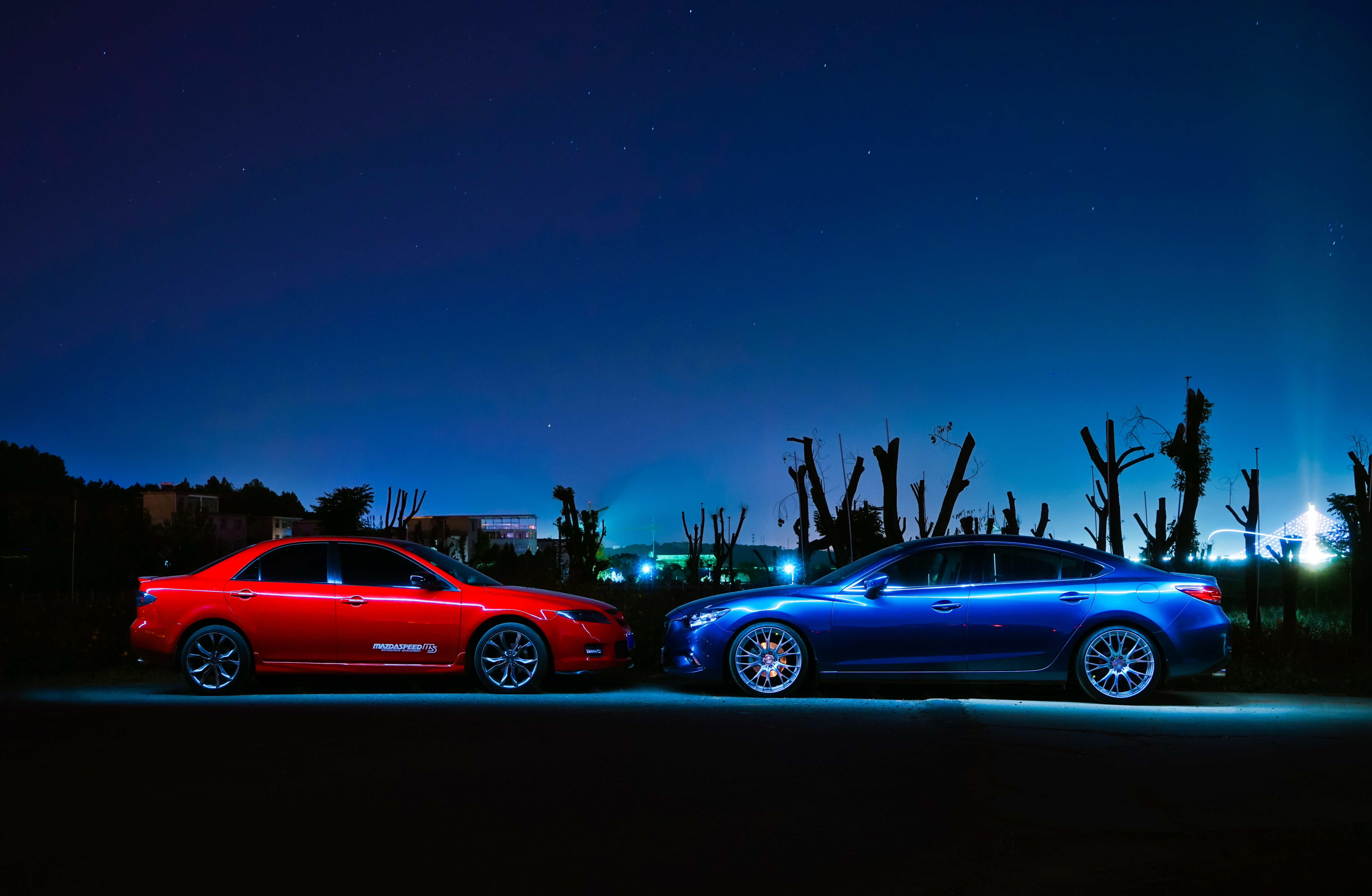 马自达阿特兹改装airbft气动避震,15年马自达阿特兹改装大包围