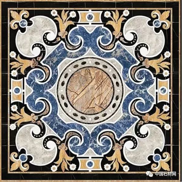 卫生间花洒水刀拼花效果图,高清水刀拼花图片