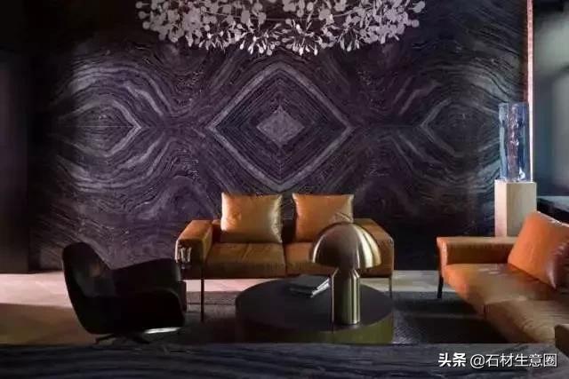 黑色大理石轻奢装修效果,黑色系大理石